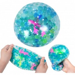 Jumbo Stress Ball - Giant Water Beads Ball with Sea Animal and Foam Jumbo Squeezing Ball Anxiety Relief Squishy Balls for Kid...