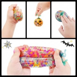 12 Pack Halloween Pumpkin Stress Balls Fidget Toys Squishy Squeeze Ball Toys for Kids Boys Girls Stress Relief Halloween Part...