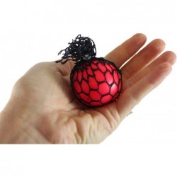 Set of 6 - Tiny 1.5" Mesh Balls - Squishy Fidget Ball with Web Netting - Stress Ball Color Changing Blobs - Sensory Fidget To...