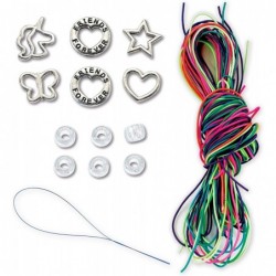 Friends Forever Bracelet Craft Kit - Create DIY 6 Friendship Charm Bracelets - Complete Kids Jewelry Kit $26.03 Kids' Drawing...