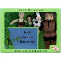 Traditional Story Sets Jack & The Beanstalk Book and Finger Puppets Set $75.69 Finger Puppets