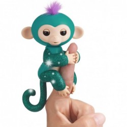 Fingerlings Glitter Monkey - Quincy - Teal Glitter - Interactive Baby Pet - (Amazon Exclusive) $27.48 Finger Puppets