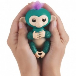 Fingerlings Glitter Monkey - Quincy - Teal Glitter - Interactive Baby Pet - (Amazon Exclusive) $27.48 Finger Puppets