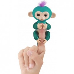 Fingerlings Glitter Monkey - Quincy - Teal Glitter - Interactive Baby Pet - (Amazon Exclusive) $27.48 Finger Puppets