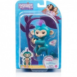 Fingerlings Glitter Monkey - Quincy - Teal Glitter - Interactive Baby Pet - (Amazon Exclusive) $27.48 Finger Puppets