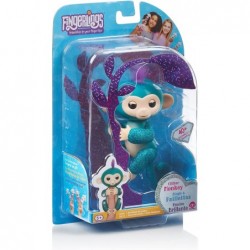 Fingerlings Glitter Monkey - Quincy - Teal Glitter - Interactive Baby Pet - (Amazon Exclusive) $27.48 Finger Puppets