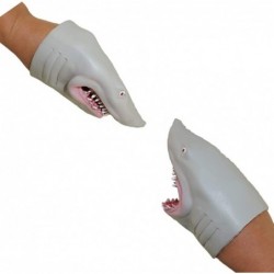 Set Of 2 Silicone Great White Megalodon Shark Hand Puppet $21.78 Hand Puppets