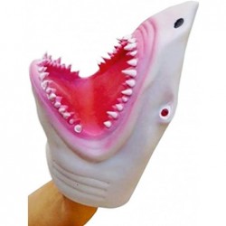 Set Of 2 Silicone Great White Megalodon Shark Hand Puppet $21.78 Hand Puppets