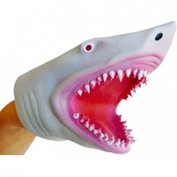 Set Of 2 Silicone Great White Megalodon Shark Hand Puppet $21.78 Hand Puppets