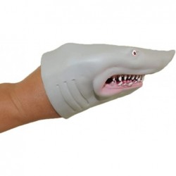 Set Of 2 Silicone Great White Megalodon Shark Hand Puppet $21.78 Hand Puppets