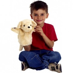 CarPets Yellow Labrador Hand Puppet 10 inches $34.04 Hand Puppets