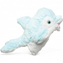 DolliBu Dolphin Plush Hand Puppet for Kids - Soft Plush Stuffed Animal Hand Puppet Toy for Puppet Show Games Puppet Theaters ...