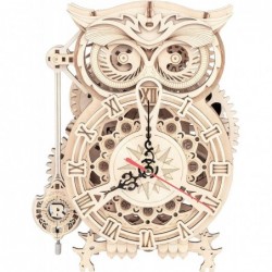 3D Puzzles for Adults Wooden Owl Clock Mechnical Gear Model Kits Gift for Adults & Teens (161 PCS) $85.92 3-D Puzzles