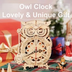 3D Puzzles for Adults Wooden Owl Clock Mechnical Gear Model Kits Gift for Adults & Teens (161 PCS) $85.92 3-D Puzzles