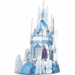 Disney Frozen 2 Hologram Puzzle 3D Olaf Anna Elsa Castle 47-Piece Plastic Jigsaw Puzzle $18.84 3-D Puzzles