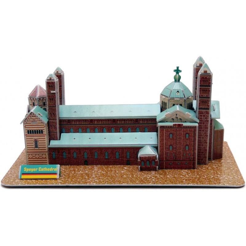 Creative 3D Puzzle Paper Model Speyer Cathedral DIY Fun & Educational Toys World Great Architecture Series 37 Pcs $19.31 3-D ...