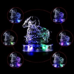 3D Crystal Puzzle with Light-up Base for Adult 3D Zodiac Puzzle Constellation Series of Aries $22.55 3-D Puzzles