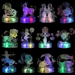 3D Crystal Puzzle with Light-up Base for Adult 3D Zodiac Puzzle Constellation Series of Aries $22.55 3-D Puzzles