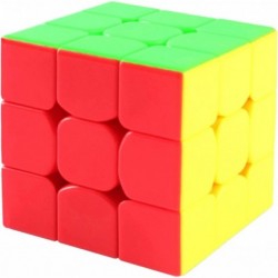 Speed Cube Set QiYi 3 Pack 2x2 Two Sides Cube Magic Speed Cube 3x3x3 Pyramid Cube 3x3 Stickerless Speed Cubes Bundle Collecti...