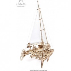 3D Puzzles for Adults Trimaran Merihobus - Wooden Mechanical Models Construction Craft Kits for Adults $95.35 3-D Puzzles