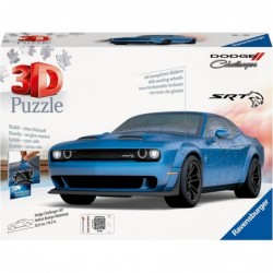 Dodge Challenger Widebody Hellcat Redeye 3D Jigsaw Puzzle for Adults and Kids Age 10 Years Up - 108 Pieces - No Glue Required...