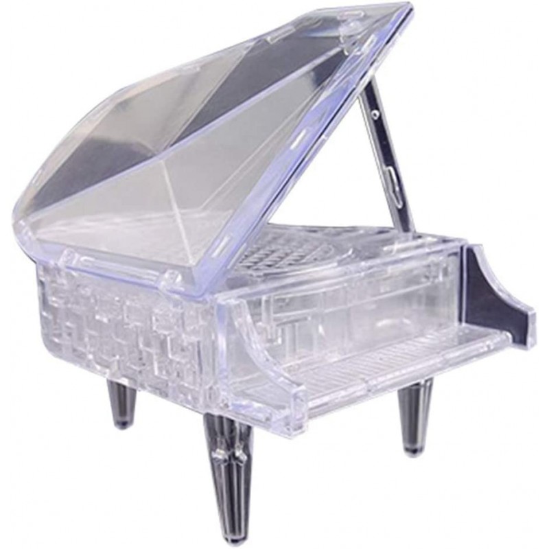 3D Crystal Piano Puzzle Assembly Jigsaw Intelligence Toy (Transparent) $27.17 3-D Puzzles