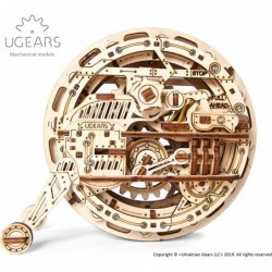 Mechanical Wooden 3D Puzzle Model Monowheel Construction Set $74.43 3-D Puzzles