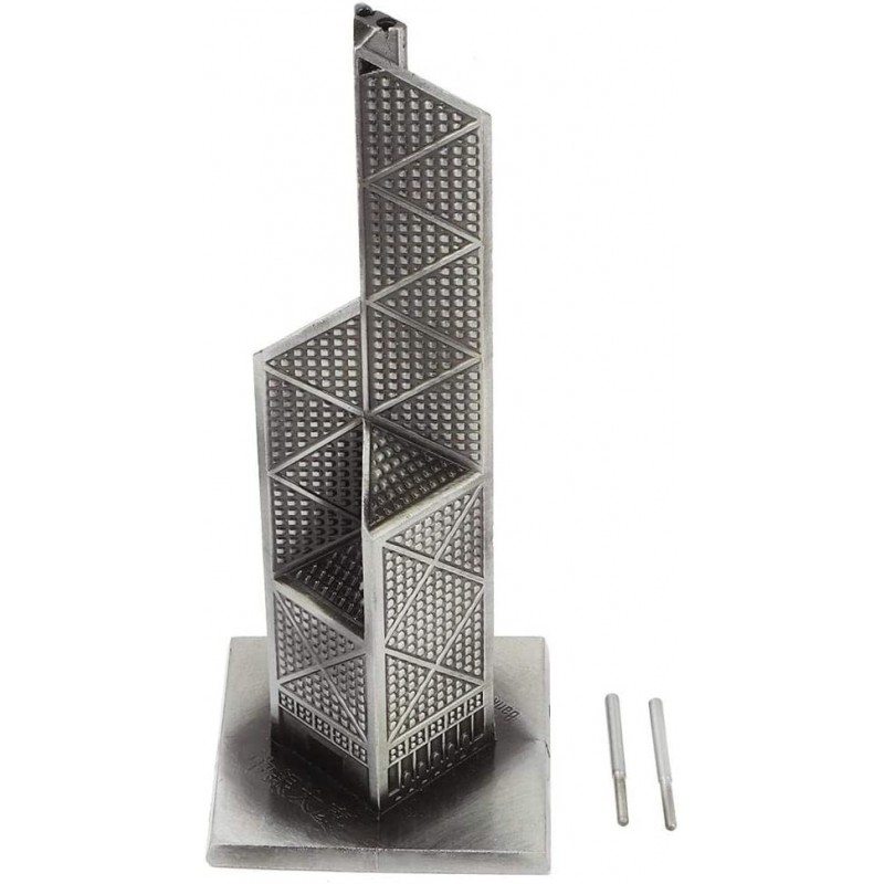 Metal Architecture 3D Models Bank of China Tower Model Architecture Model Kit Home Decor World Famous Architecture Ornaments ...