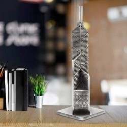 Metal Architecture 3D Models Bank of China Tower Model Architecture Model Kit Home Decor World Famous Architecture Ornaments ...