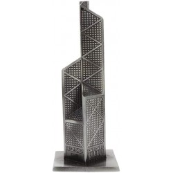 Metal Architecture 3D Models Bank of China Tower Model Architecture Model Kit Home Decor World Famous Architecture Ornaments ...