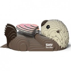 060 Sea Otter Eco-Friendly 3D Paper Puzzle [New Seal] $24.90 3-D Puzzles