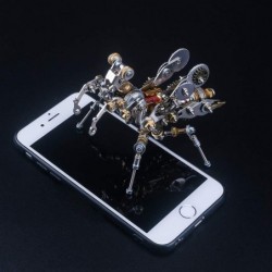 3D Metal Puzzle Insect Model Kit DIY Assembly Jigsaw Mantis Puzzle Model Building Kit for Adults Kids Mechanical Model Educat...