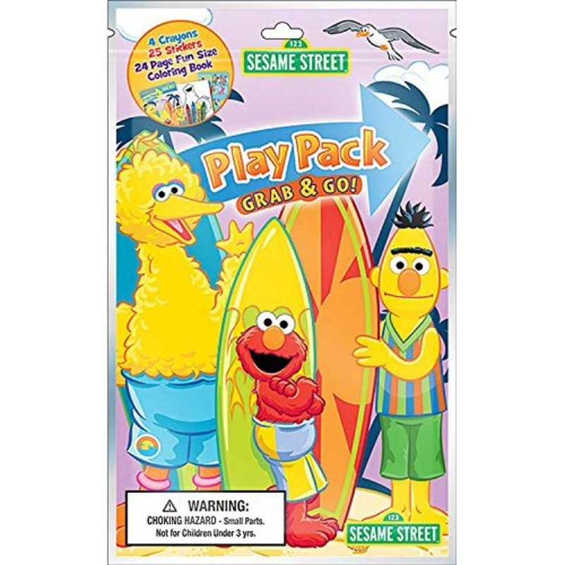 Sesame Street Play Pack Grab & Go Children's Coloring & Activity Party Favor Bundle (1 Pack) $12.59 3-D Puzzles