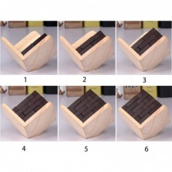 Wooden Brain Teaser Puzzle Cube Wooden Puzzles T-Shaped Jigsaw Logic Puzzle Educational Toy for Kids and Adults (Wine) $18.30...