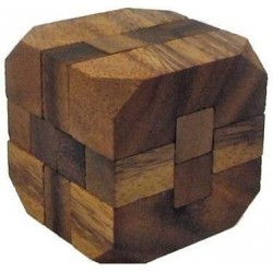 6 Wooden Puzzle Gift Set in A Wood Box - 3D Unique IQ Puzzles $53.07 Brain Teaser Puzzles