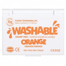 Washable Stamp Pad - Orange - Non-Toxic - Fade Resistant - Decorate Scrapbooks Posters and Cards $22.23 Kids' Printing & Stam...