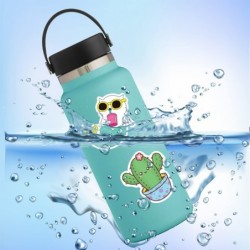 Water Bottle Stickers for Girls 100 Cute Stickers for Kids Teens School Students Waterproof Vinyl Aesthetic Stickers for Hydr...