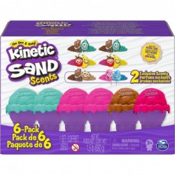 Scents Ice Cream Cone Container 6-Pack with 24oz of All-Natural Scented Play Sand (Amazon Exclusive) Sensory Toys for Ages 3 ...