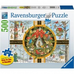 Ravensburger Christmas Songbirds 500 Piece Jigsaw Puzzle for Adults - 16835 - Every Piece is Unique Softclick Technology Mean...