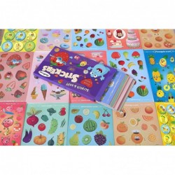 Scratch and Sniff Stickers - Food Stickers for Kids 48 Sheets 12 Scents Christmas Gifts $24.01 Kids' Stickers