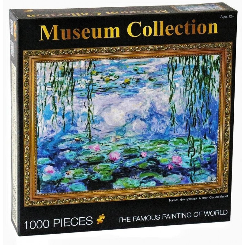 Water Lilies by Claude Monet Jigsaw Puzzle 1000 Piece Art Puzzles for Adults Museum Collection Famous Paintings $40.78 Jigsaw...