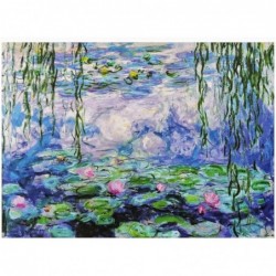 Water Lilies by Claude Monet Jigsaw Puzzle 1000 Piece Art Puzzles for Adults Museum Collection Famous Paintings $40.78 Jigsaw...