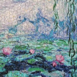 Water Lilies by Claude Monet Jigsaw Puzzle 1000 Piece Art Puzzles for Adults Museum Collection Famous Paintings $40.78 Jigsaw...