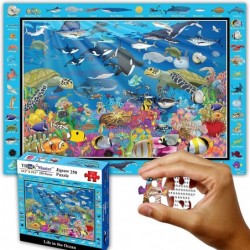 Ocean Life 250 Pieces Jigsaw Puzzle Fun Educational Toy for Kids School & Families. Great Gift for Boys & Girls Ages 8+ to St...