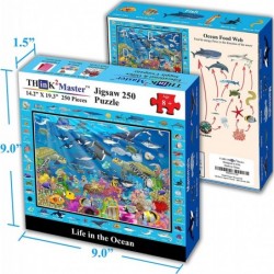 Ocean Life 250 Pieces Jigsaw Puzzle Fun Educational Toy for Kids School & Families. Great Gift for Boys & Girls Ages 8+ to St...