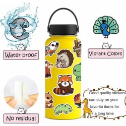 200 PCS Cute Animal Stickers Colorful Animal Waterproof Stickers Vinyl Cute Aesthetic Stickers for Water Bottle Laptop Phone ...