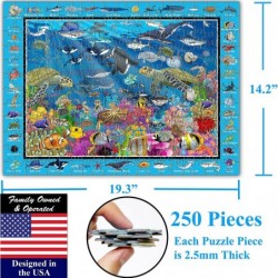 Ocean Life 250 Pieces Jigsaw Puzzle Fun Educational Toy for Kids School & Families. Great Gift for Boys & Girls Ages 8+ to St...