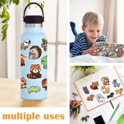 200 PCS Cute Animal Stickers Colorful Animal Waterproof Stickers Vinyl Cute Aesthetic Stickers for Water Bottle Laptop Phone ...