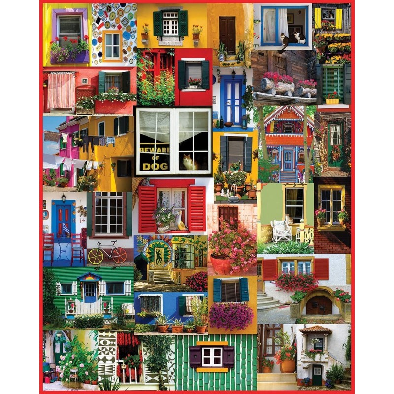 Puzzles Doors & Window 1000 Piece Jigsaw Puzzle $33.87 Jigsaw Puzzles