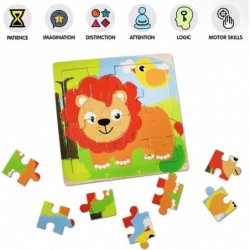 Puzzles for Kids for Ages 3-5 16 Piece Wooden Jigsaw Puzzles for Toddler Children Learning Educational Toddler Puzzle Toys fo...